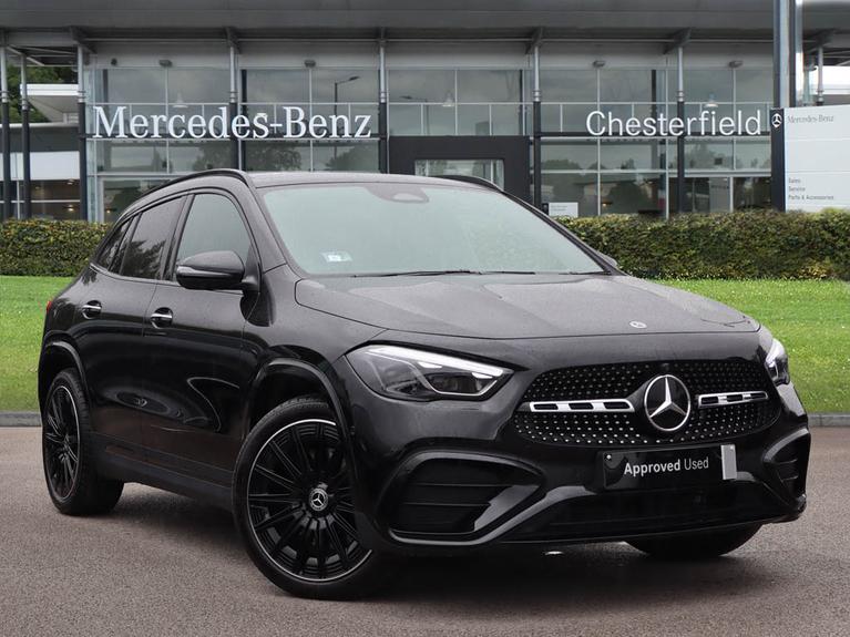 Used 2025 MERCEDES-BENZ GLA 2.0 GLA220d AMG Line (Premium Plus) SUV 5dr Diesel 8G-DCT 4MATIC Euro 6 (s/s) (190 ps) Black at JCT600