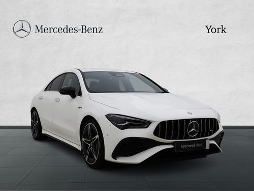 MERCEDES-BENZ CLA Class 2.0 CLA35h MHEV AMG (Premium) Coupe 4dr Petrol Hybrid 8G-DCT 4MATIC Euro 6 (s/s) (320 ps)