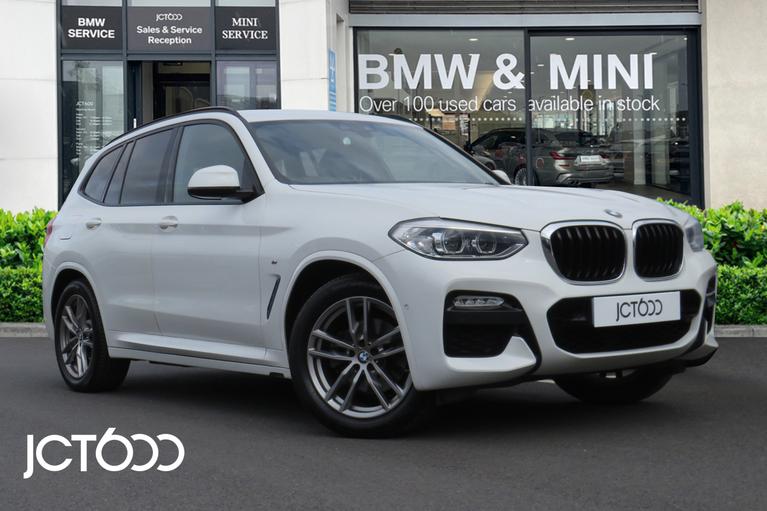 Used 2019 BMW X3 2.0 20d M Sport SUV 5dr  Alpine White at JCT600