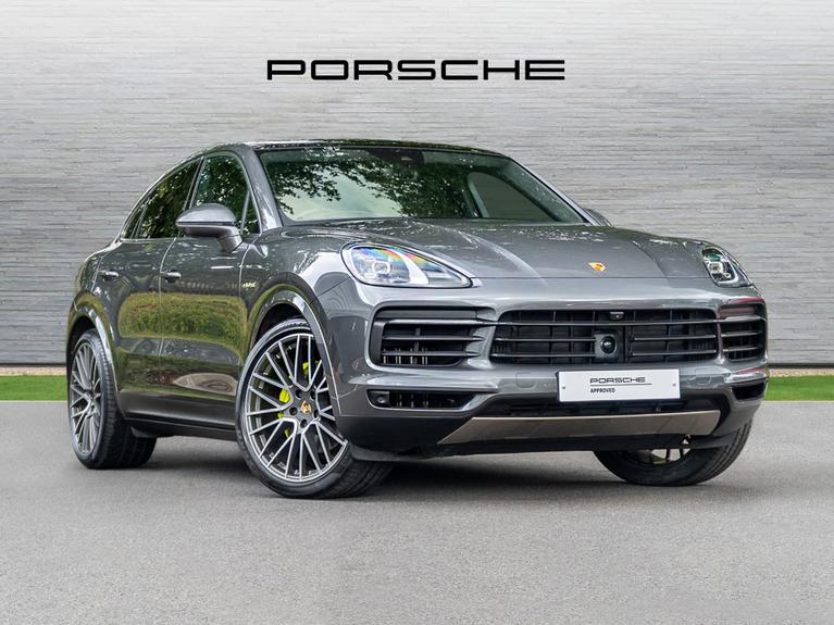Used 2023 PORSCHE Cayenne 3.0 V6 E-Hybrid 17.9kWh Coupe 5dr Petrol Plug-in Hybrid TiptronicS 4WD Euro 6 (s/s) (7.2kW Charger) (462 ps) Grey at JCT600