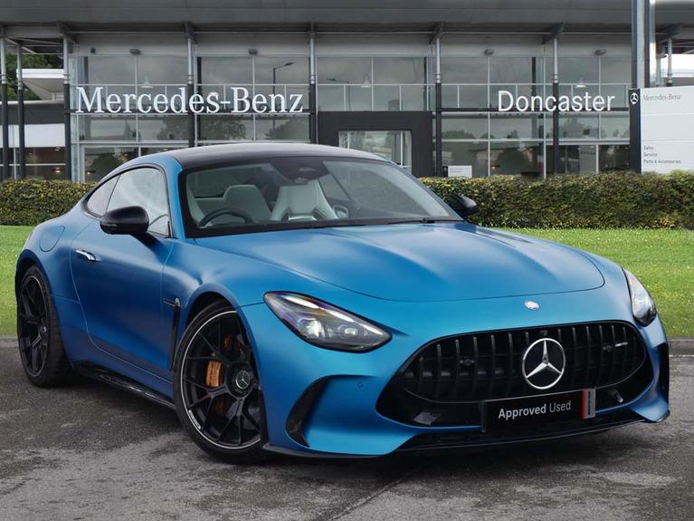 Used 2025 MERCEDES-BENZ AMG GT 4.0 63 V8 BiTurbo Ultimate Coupe 2dr Petrol SpdS MCT 4MATIC+ Euro 6 (s/s) (585 ps) Blue at JCT600