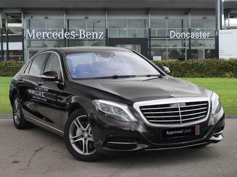 Used 2014 MERCEDES-BENZ S Class 3.5 S400Lh V6 SE Line Saloon 4dr Petrol Hybrid G-Tronic+ Euro 6 (s/s) (333 ps) Black at JCT600