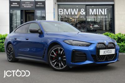 2023 BMW i4 M50 83.9kWh Gran Coupe Electric 4WD (544 ps) at JCT600