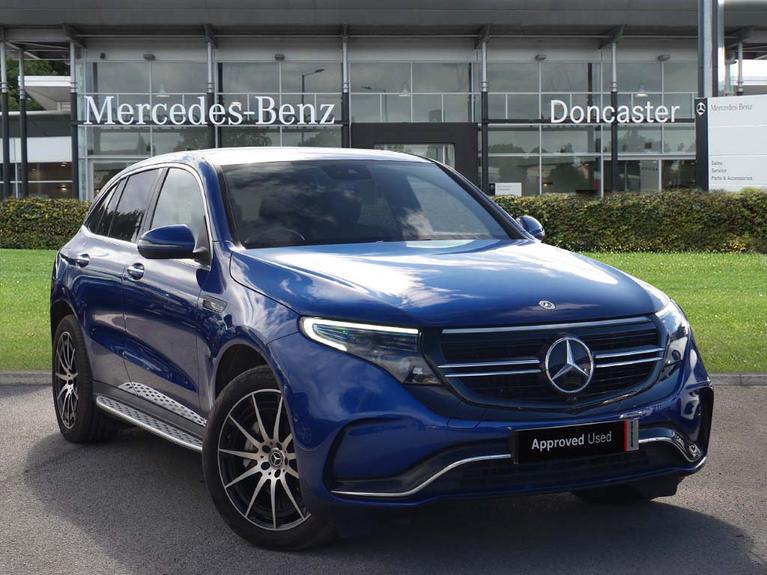 Used 2023 MERCEDES-BENZ EQC EQC 400 300kW AMG Line Edition 80kWh 5dr Auto Blue at JCT600