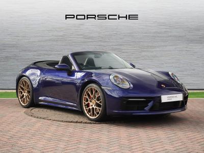 2019 PORSCHE 911 3.0T 992 Carrera 4S Convertible 2dr Petrol PDK 4WD Euro 6 (s/s) (450 ps) at JCT600