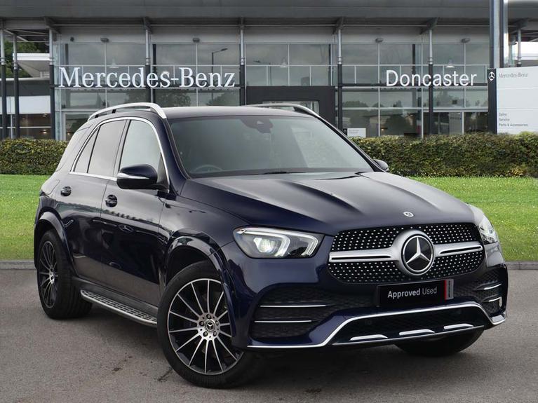 Used 2022 MERCEDES-BENZ Gle 3.0 GLE450h MHEV AMG Line (Premium) SUV 5dr Petrol Hybrid G-Tronic 4MATIC Euro 6 (s/s) (7 Seat) (389 ps) Blue at JCT600