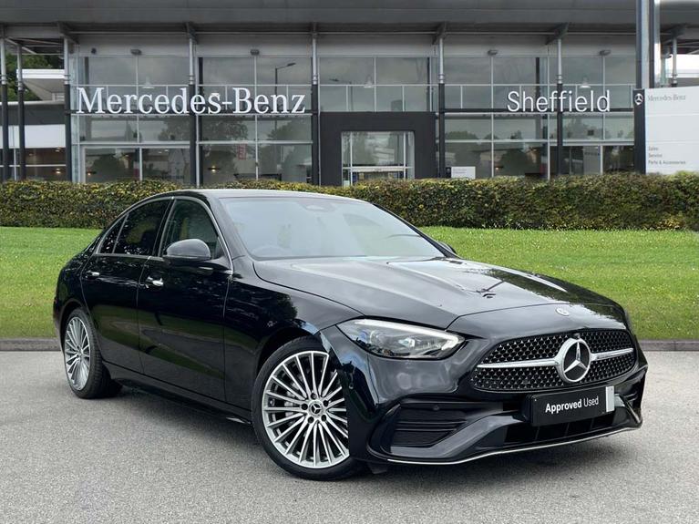 Used 2024 MERCEDES-BENZ C Class C300 AMG Line Premium 4dr 9G-Tronic Black at JCT600