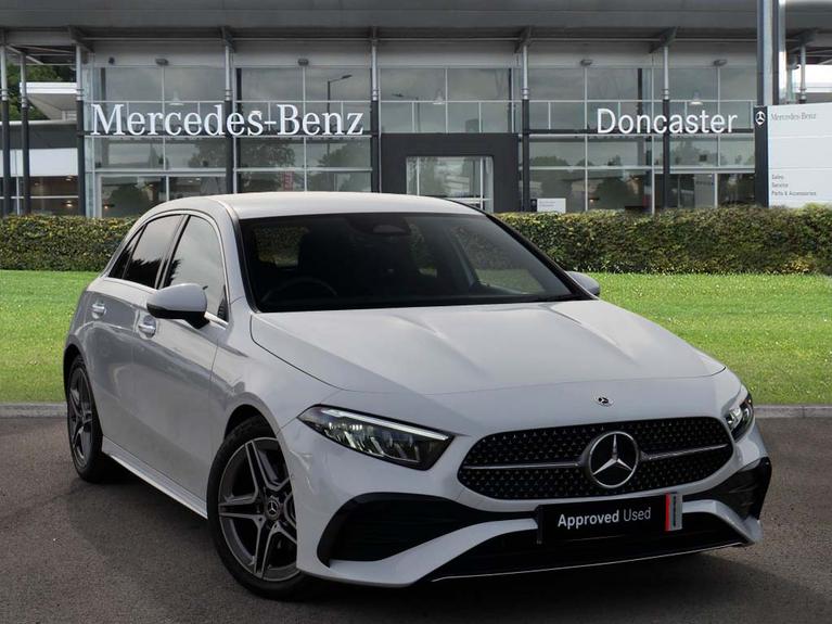 Used 2024 MERCEDES-BENZ A Class 1.3 A200h MHEV AMG Line (Executive) Hatchback 5dr Petrol Hybrid 7G-DCT Euro 6 (s/s) (177 ps) White at JCT600