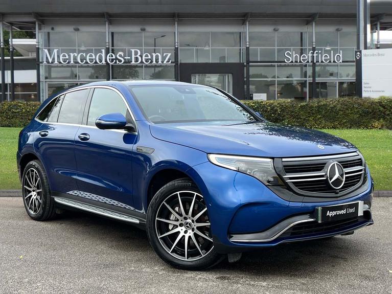 Used 2023 MERCEDES-BENZ EQC EQC 400 300kW AMG Line Edition 80kWh 5dr Auto Blue at JCT600