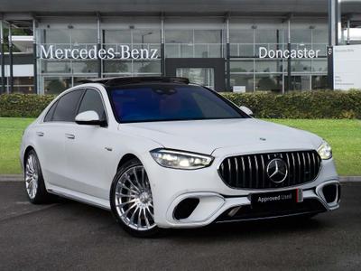 2025 MERCEDES-BENZ S Class 4.0 S63 V8 10.4kWh AMG E Performance Touring Saloon 4dr Petrol Plug-in Hybrid SpdS MCT 4MATIC+ Euro 6 (s/s) (802 ps) at JCT600