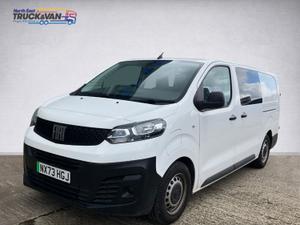 Used 2023 Fiat eScudo CrewVan - Six Seat - Ex Demo - [NX73HGJ] White at North East Truck & Van