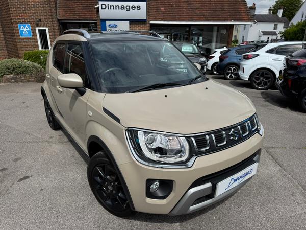 Used 2021 Suzuki Ignis 1.2 Dualjet MHEV SZ-T Hatchback 5dr Petrol Hybrid Manual Euro 6 (s/s) (83 ps) Caravan Ivory at Dinnages