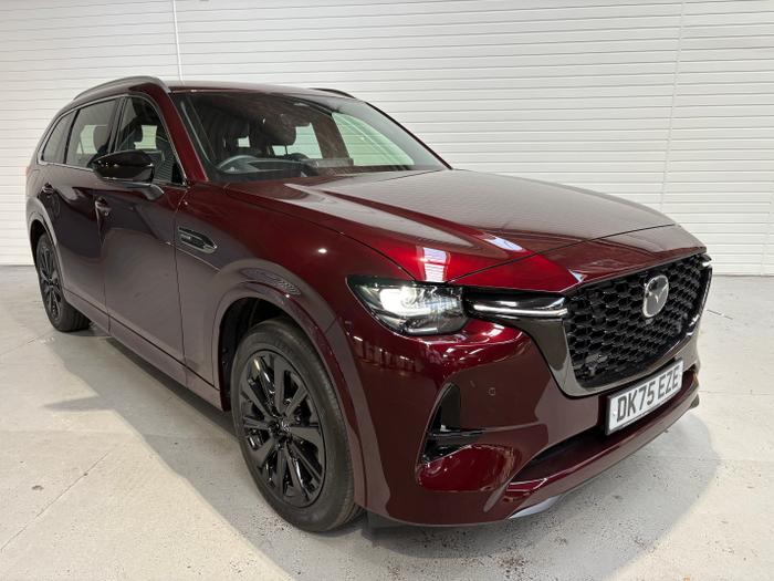 Used 2025 Mazda CX-80 2.5 e-SKYACTIV 17.8kWh Homura SUV 5dr Petrol Plug-in Hybrid Auto 4WD Euro 6 (327 ps) Red at Windsors of Wallasey