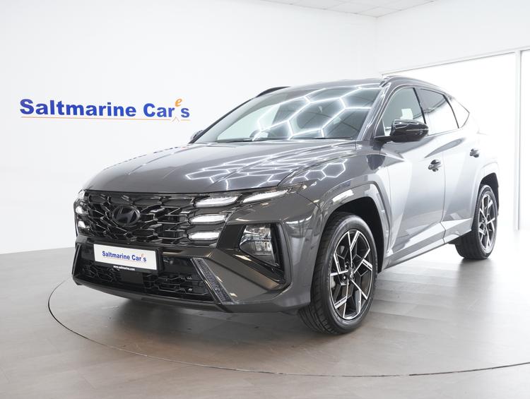 Used 2024 Hyundai TUCSON 1.6 T-GDi N Line SUV 5dr Petrol Hybrid Auto Euro 6 (s/s) (215 ps) Ecotronic Grey at #sitename#