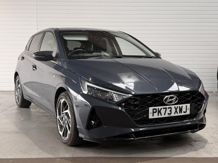 Used 2023 Hyundai i20 1.0 T-GDi MHEV Premium Hatchback 5dr Petrol Hybrid Manual Euro 6 (s/s) (100 ps) Grey at Gravells