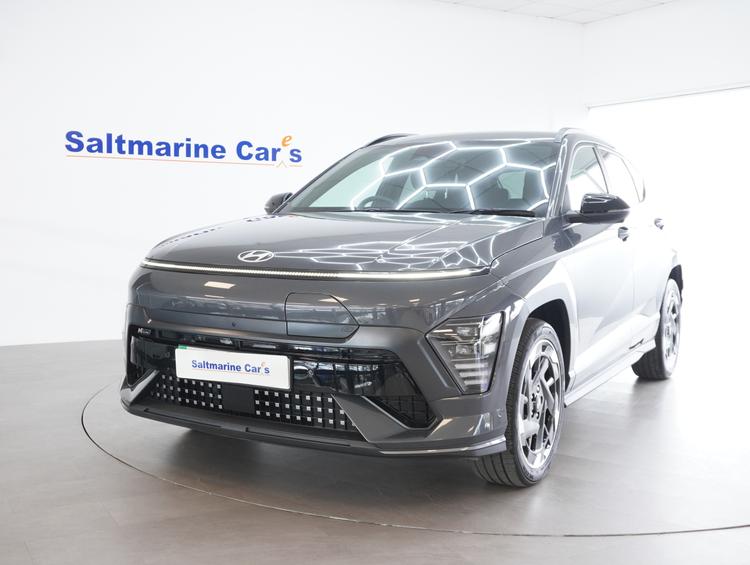 Used 2024 Hyundai KONA 65.4kWh N Line S SUV 5dr Electric Auto (218 ps) Ecotronic Grey at #sitename#