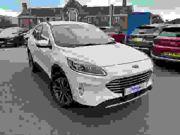 Used 2022 Ford Kuga 1.5T EcoBoost Titanium Edition SUV 5dr Petrol Manual Euro 6 (s/s) (150 ps) Frozen White at Dinnages