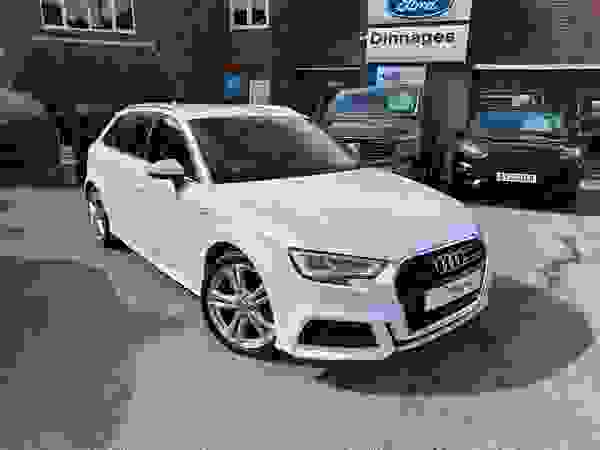 Used 2016 Audi A3 1.4 TFSI CoD S line Sportback 5dr Petrol Manual Euro 6 (s/s) (150 ps) White at Dinnages