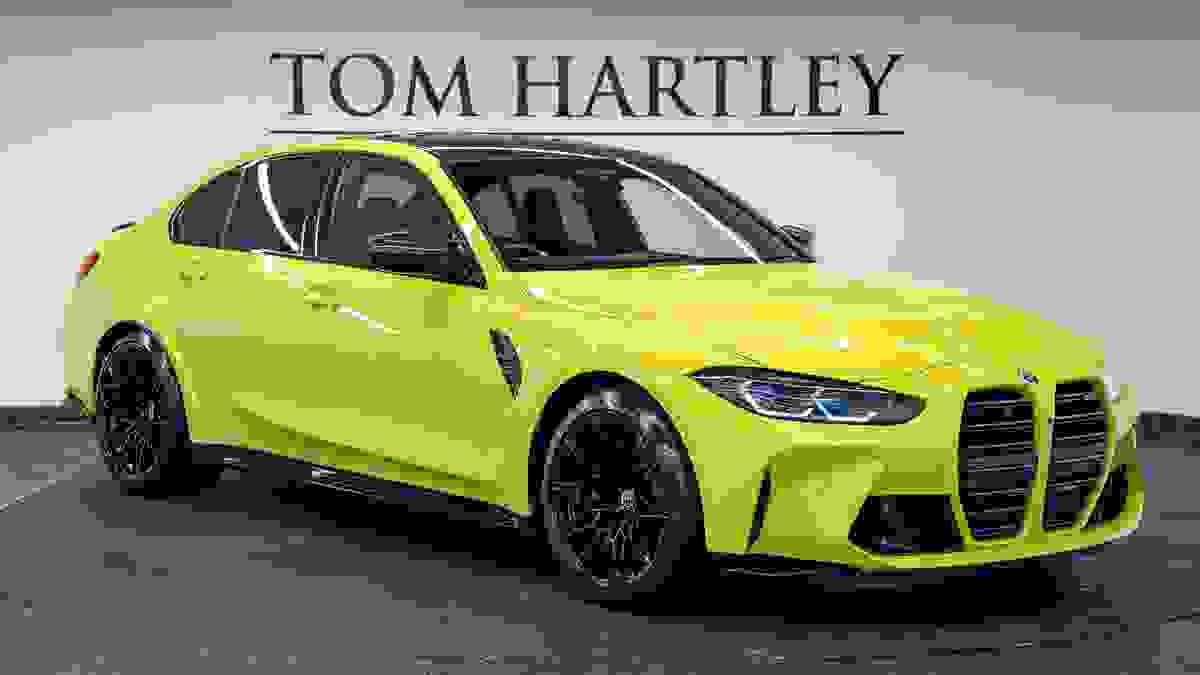 Used 2022 BMW M3 COMPETITION M XDRIVE ULTIMATE PACK SAN PAULO YELLOW at Tom Hartley