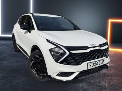 Used 2024 Kia Sportage 1.6 T-GDi 48V GT-LINE Fusion White at Kia Motors UK