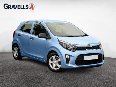 Used 2019 Kia PICANTO 1.0 1 Hatchback 5dr Petrol Manual Euro 6 (66 bhp) BLUE BREEZE at Gravells