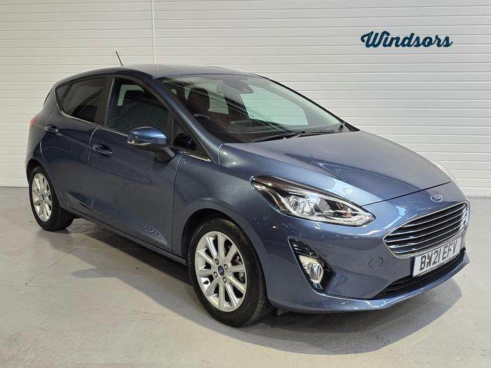 Used 2021 Ford FIESTA TITANIUM MHEV BLUE at Windsors of Wallasey