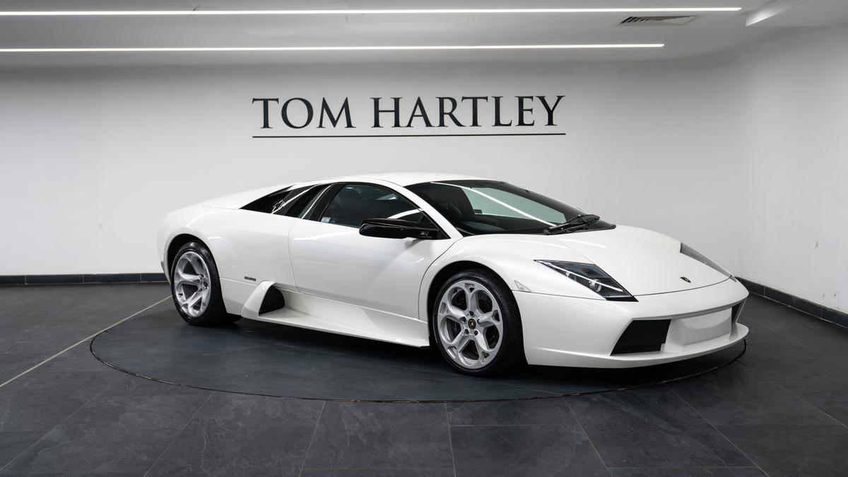 Used 2005 LAMBORGHINI Murcielago VT Coupe Balloon White Pearlescent at Tom Hartley