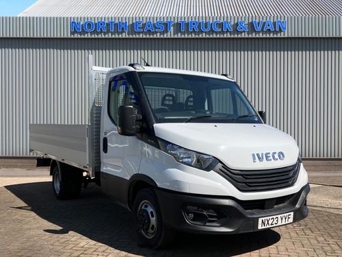 Used 2023 Iveco Daily 3.5T Dropside Extra Height Sides White at North East Truck & Van