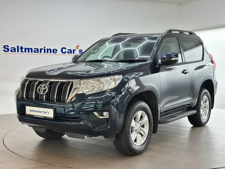 Used 2022 Toyota Land Cruiser 2.8D Active SUV 3dr Diesel Auto 4WD Euro 6 (s/s) (204 ps) Blue at #sitename#