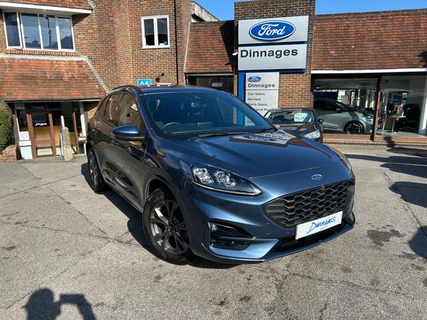 Used 2023 Ford Kuga 1.5T EcoBoost ST-Line Edition SUV 5dr Petrol Manual Euro 6 (s/s) (150 ps) Chrome Blue at Dinnages