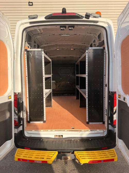Used 2020 Ford Transit L3H3 130ps RWD, Utility, Workshop,Tow bar,Towing Axle Racking,1 Owner Service History,Wet belt changed White at Dack Vans