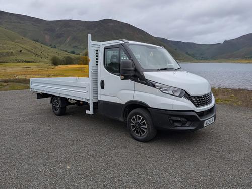 Used 2021 Iveco DAILY 35S14-A8 DROP-SIDE [NU21WJM] White at North East Truck & Van