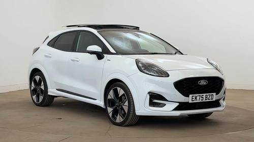 Used 2025 Ford Puma 1.0 MHEV ST-LINE X MILD HYBRID MEGA SPEC Frozen White at Lawtons of Tadcaster