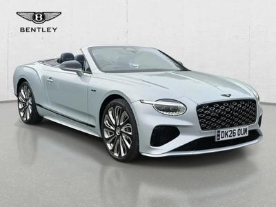 2026 BENTLEY Continental 4.0 V8 Ultra-Performance 25.9kWh GTC Mulliner Convertible 2dr Petrol Plug-in Hybrid Auto 4WD Euro 6 (s/s) (782 ps) at JCT600