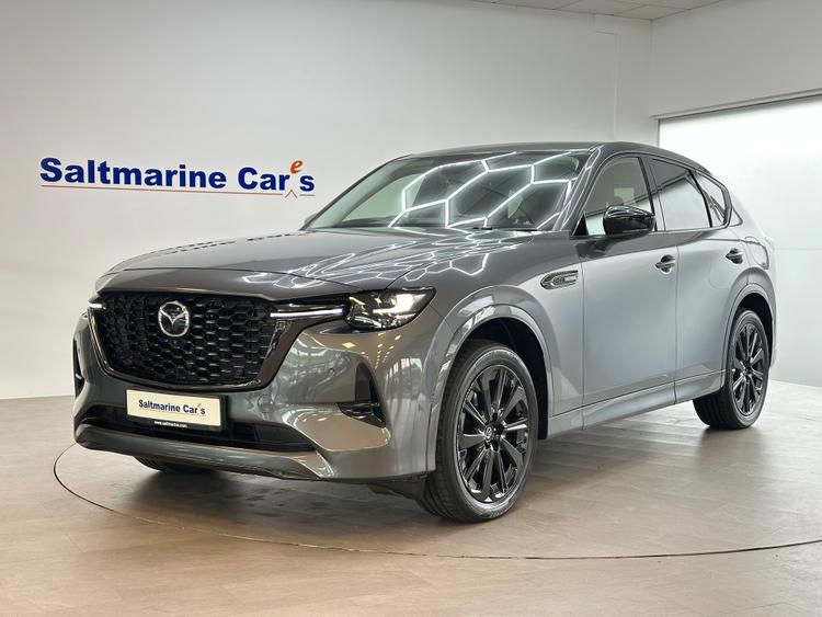 Used 2023 Mazda CX-60 3.3 e-SKYACTIV D MHEV Homura SUV 5dr Diesel Hybrid Auto 4WD Euro 6 (s/s) (254 ps) Machine Grey at #sitename#