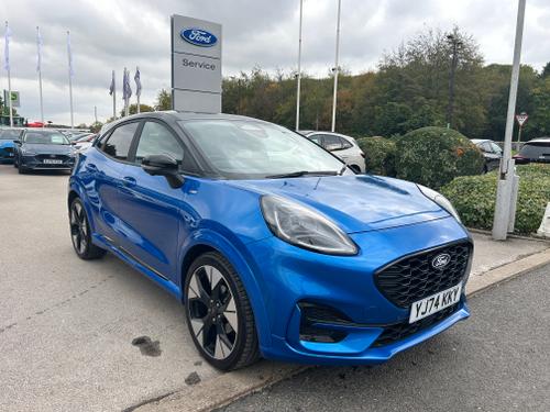 Used 2024 Ford Puma 1.0 MHEV ST-LINE X MILD HYBRID GREAT SPEC LOW MILEAGE Desert Island Blue at Lawtons of Tadcaster