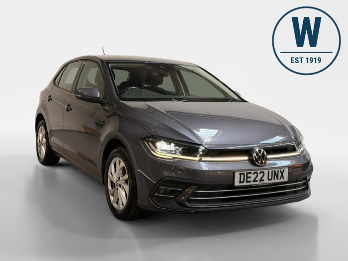 Used 2022 Volkswagen Polo 1.0 TSI Style Hatchback 5dr Petrol Manual Euro 6 (s/s) (95 ps) Grey at Windsors of Wallasey