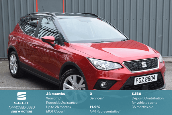 Used 2020 SEAT ARONA 1.0 TSI SE Technology [EZ] 5dr Red at SERE Motors