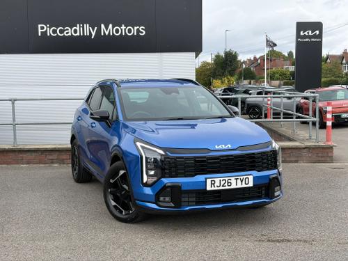 Used 2026 Kia Sportage 1.6 T-GDi GT-Line SUV 5dr Petrol DCT Euro 6 (s/s) (147 bhp) Blue at Piccadilly Motors