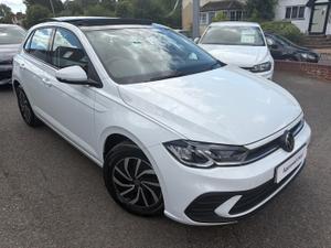 Used 2023 Volkswagen Polo 1.0 EVO Life Hatchback 5dr Petrol Manual Euro 6 (s/s) (80 ps) Pure White at MJ Warner