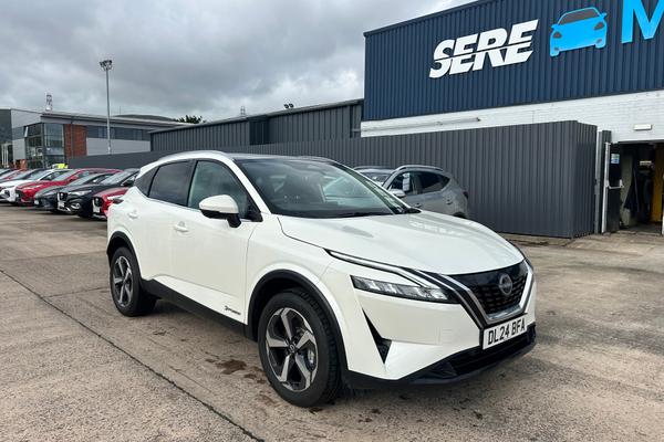 Used 2024 Nissan QASHQAI 1.5 E-Power N-Connecta 5dr Auto White at SERE Motors