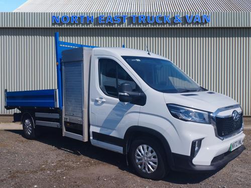 Used 2023 MAXUS E-DELIVER 9 TIPPER - LUX [NX72VWL] WHITE at North East Truck & Van