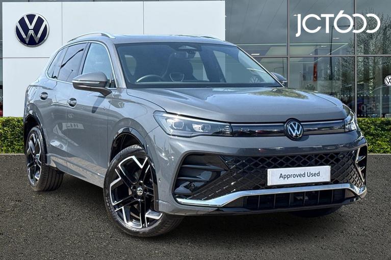 Used 2025 VOLKSWAGEN Tiguan 1.5 TSI 272 eHybrid R-Line 5dr DSG Grey at JCT600