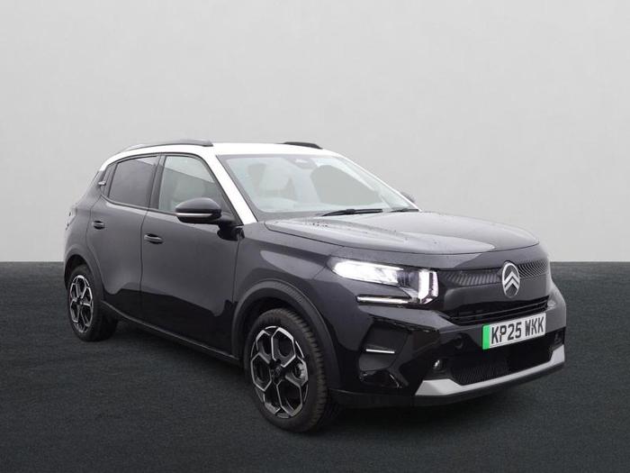 Used 2025 Citroen e-C3 Standard Range 44kWh MAX Hatchback 5dr Electric Auto (11kW Charger) (113 ps) Black at Gravells