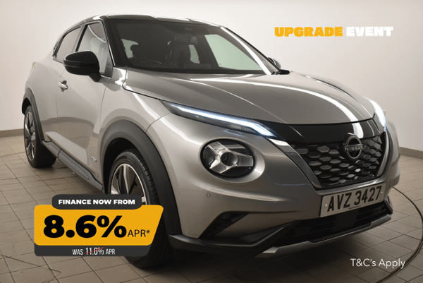 Used 2023 Nissan JUKE 1.6 Hybrid Tekna+ 5dr Auto SILVER at SERE Motors