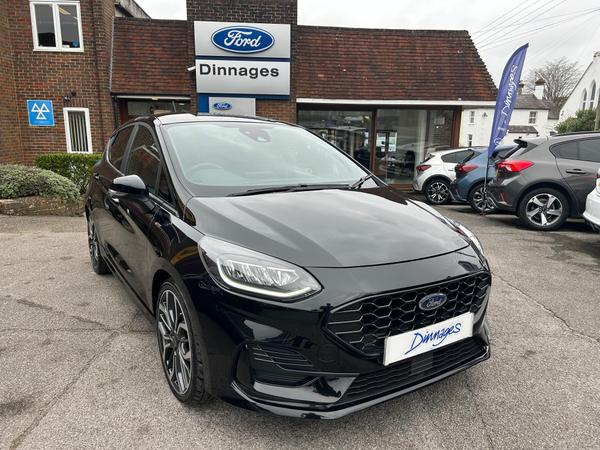Used 2022 Ford Fiesta 1.0T EcoBoost ST-Line X Hatchback 5dr Petrol Manual Euro 6 (s/s) (100 ps) Black at Dinnages