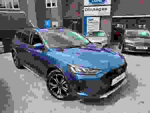 Used 2024 Ford Focus 1.0T EcoBoost MHEV Active X Estate 5dr Petrol Hybrid Manual Euro 6 (s/s) (125 ps) Chrome Blue at Dinnages