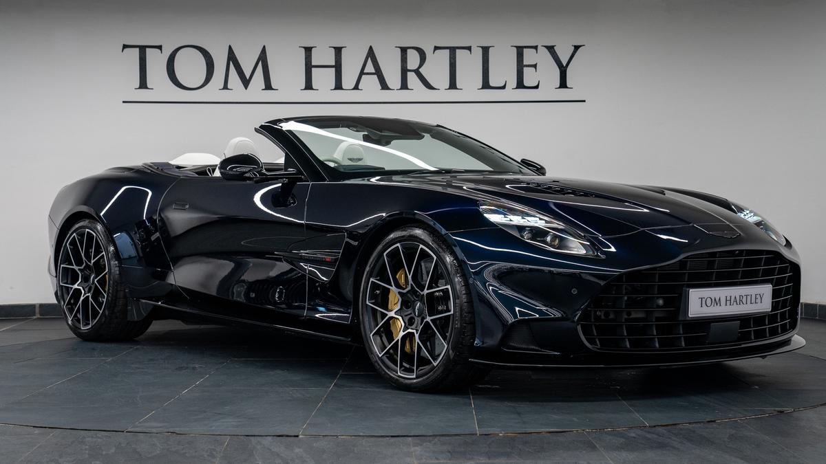 Used 2025 Aston Martin Vanquish Volante Signature Ultramarine Black Metallic at Tom Hartley