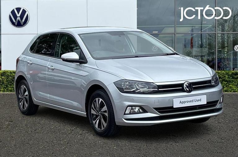 Used 2021 VOLKSWAGEN Polo 1.0 TSI Match Hatchback 5dr Petrol Manual Euro 6 (s/s) (95 ps) Silver at JCT600