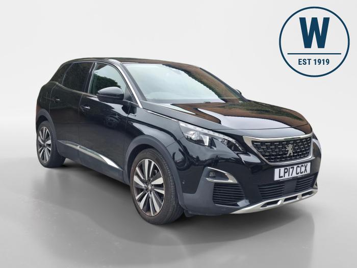 Used 2017 Peugeot 3008 1.6 THP GT Line SUV 5dr Petrol EAT Euro 6 (s/s) (165 ps) Black at Gravells